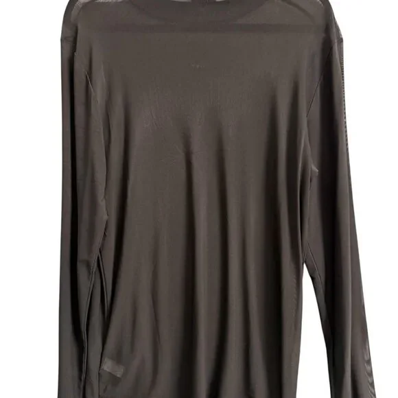 Torrid - Mesh Mock Neck Long Sleeve Top - Picture 6 of 7